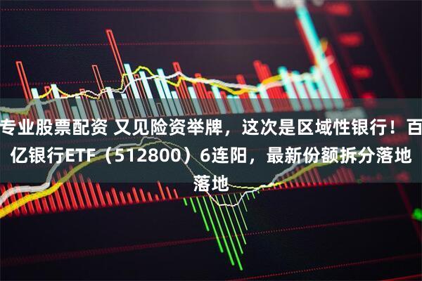 专业股票配资 又见险资举牌，这次是区域性银行！百亿银行ETF（512800）6连阳，最新份额拆分落地